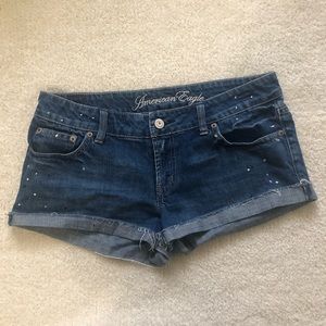 4 for $25 || American Eagle Paint Splatter Shorts